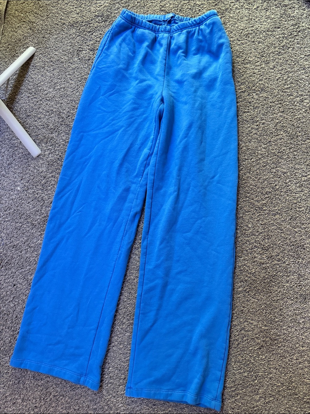 NUUDS Blue Fleece Jogger Pants